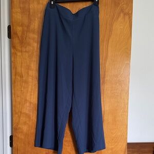 Nine West Navy Wide Leg Pants